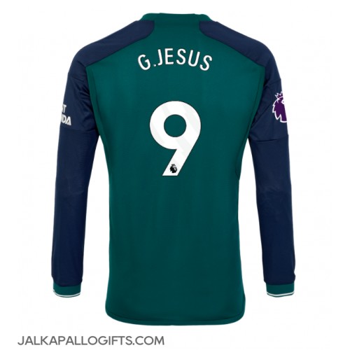 Arsenal Gabriel Jesus #9 Kolmaspaita 2023-24 Pitkähihainen